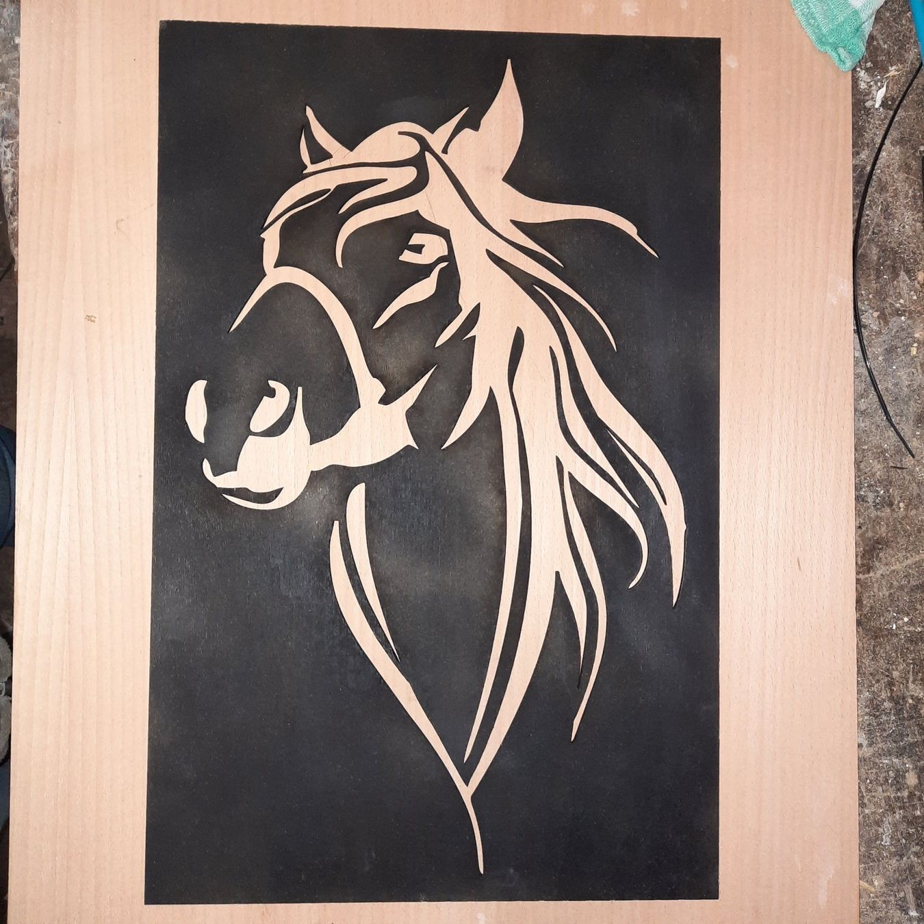 Foto & Immagini: Pferd Pferdekopf Bild Deko Schild – Nuovo e nell'imballaggio originale da Widnau venduto da Senna7