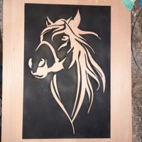 Pferd Pferdekopf Bild Deko Schild
