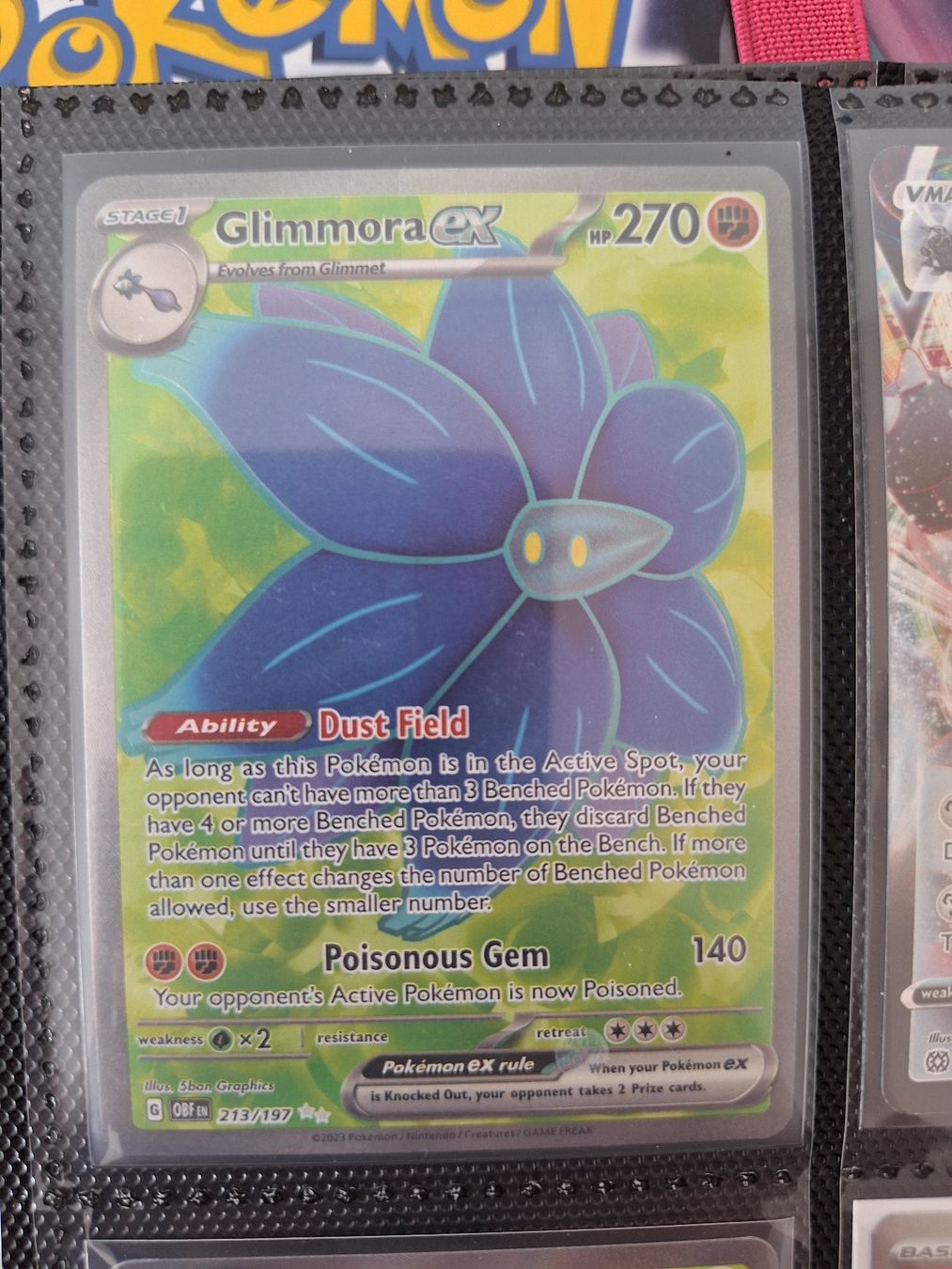 Pokémon Carte collezionabili: Glimmora ex - Full Art – Usato da Altstätten SG venduto da GGsGameshop