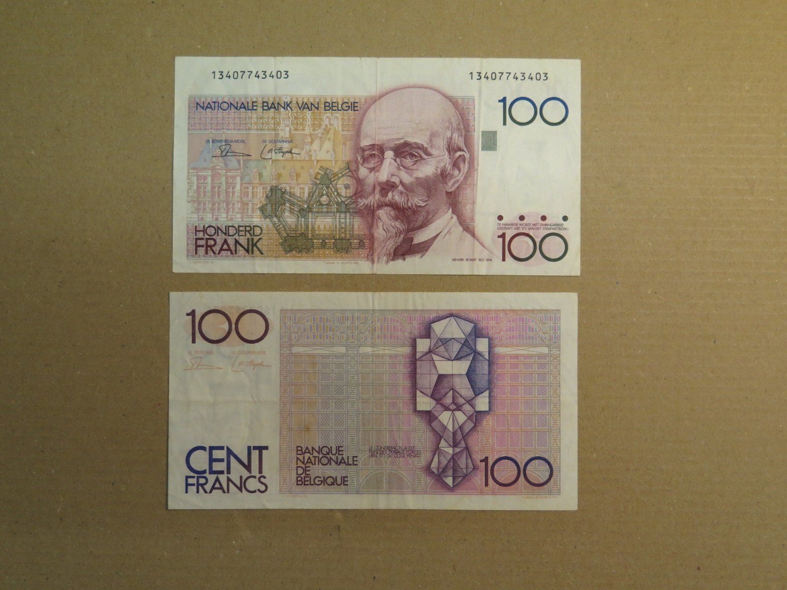 Billets de banque: Belgische Banknoten – D'occasion à Glarus par Peterpan5