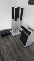 Heimkino Set Teufel Lautsprecher Denon Receiver Silber