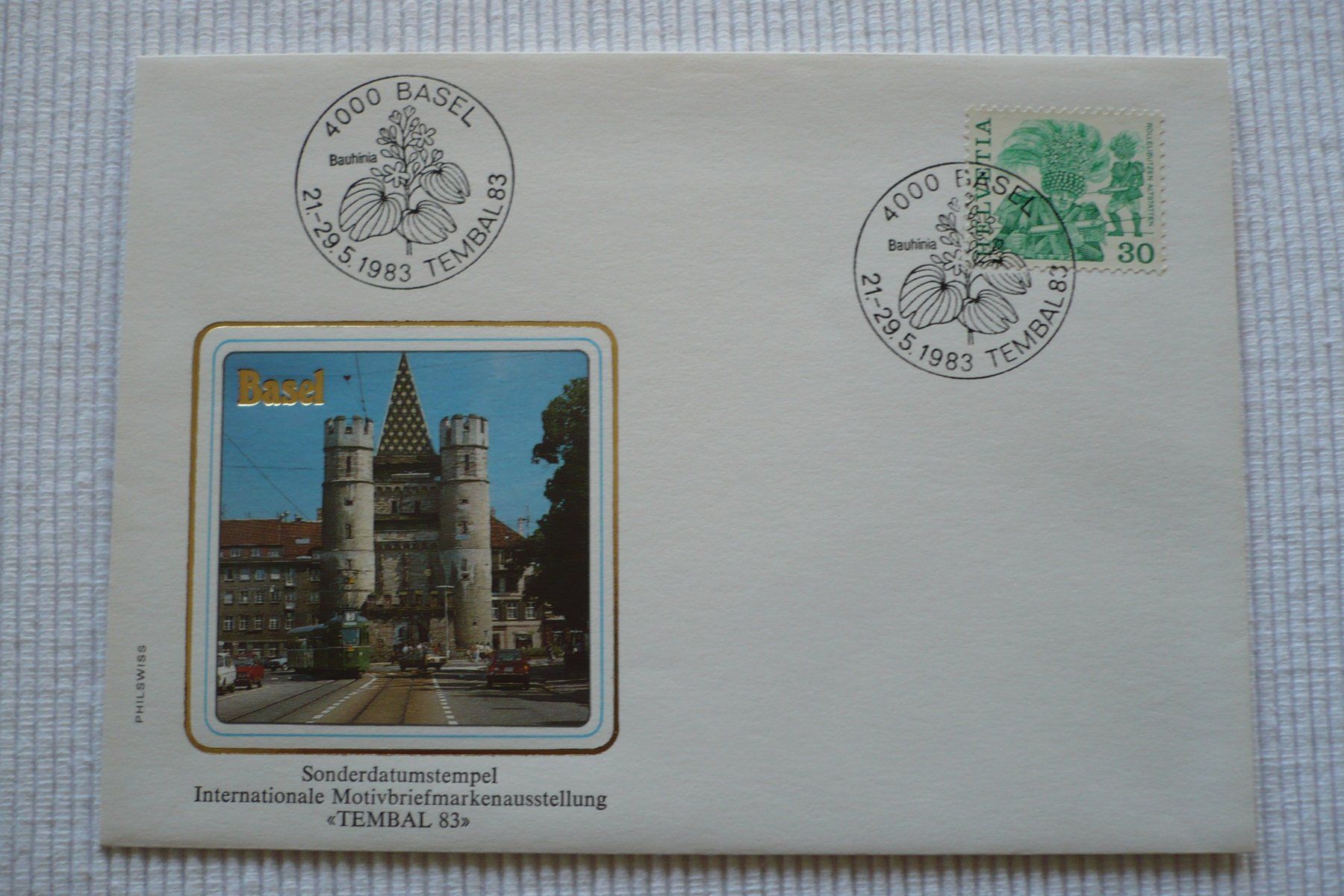 Tutti i francobolli: 1983 TEMBAL 83, Basel – Usato da Zürich venduto da saltandpepper008