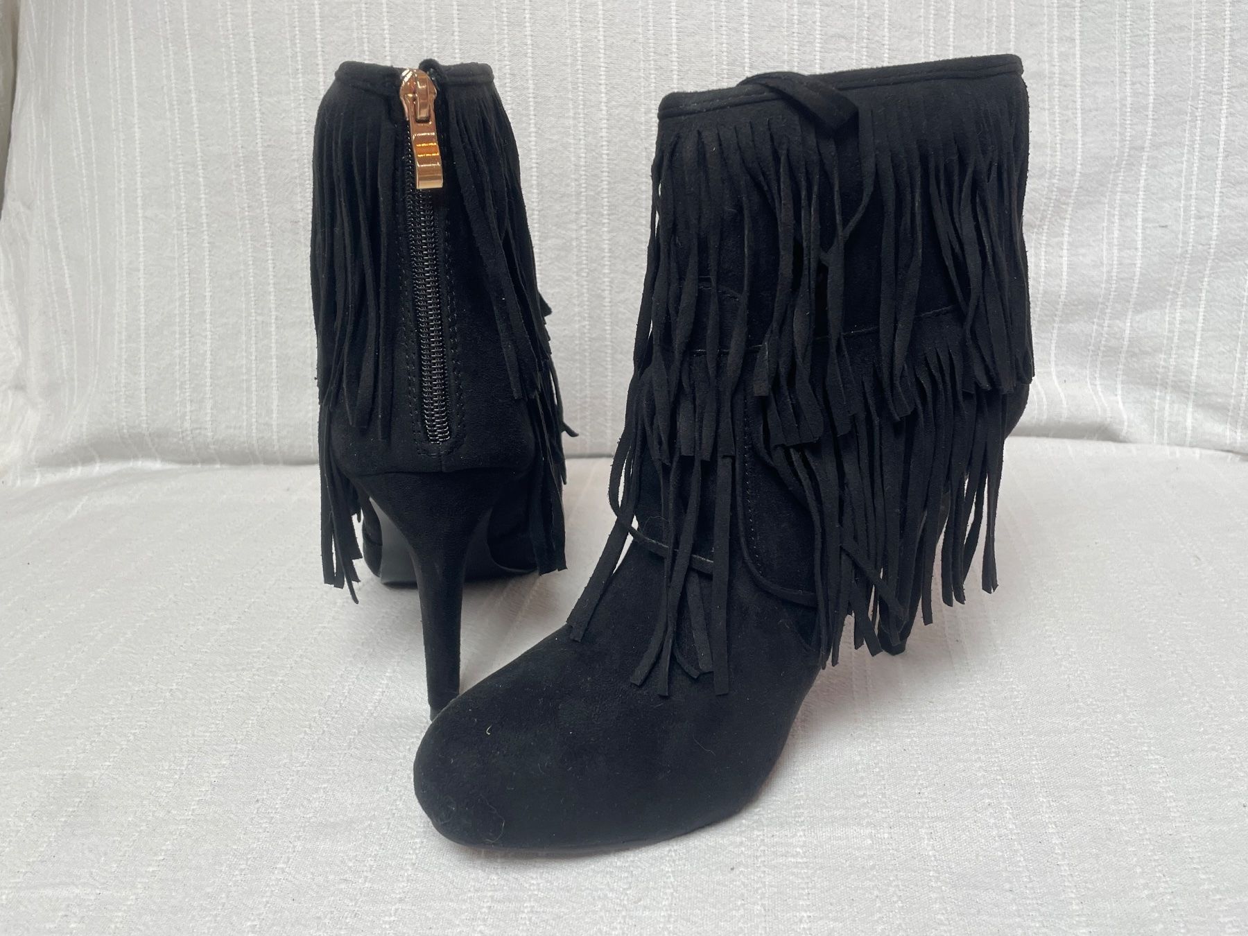 Scarpe da donna: Boho Fransenstiefeletten – Nuovo (secondo la descrizione) da Sigriswil venduto da ck56 1