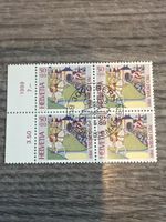 Schweiz Briefmarken Pro Patria 1989, Viererblock, Top!