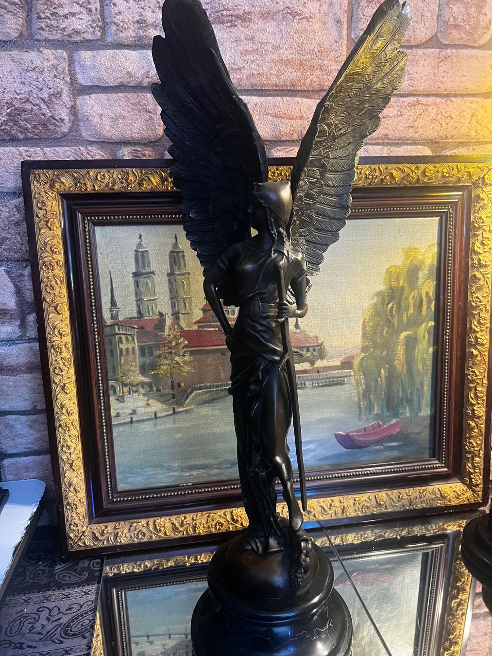 Statuette: Bronze Figur Engel Des Friedens echte Hingucker 64 cm – Usato da Oberengstringen venduto da Cici7 4