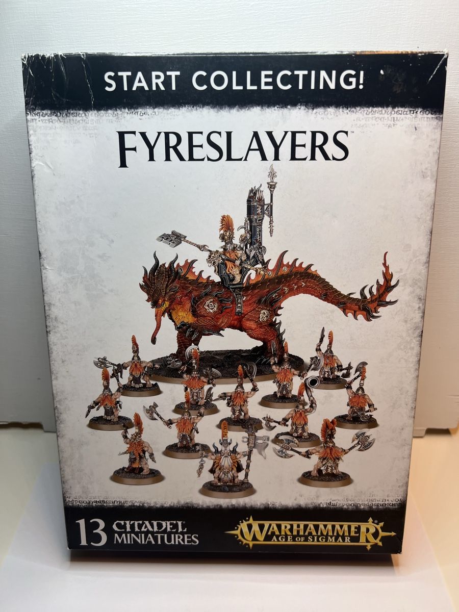 Kit di modellismo & Modellini statici: Warhammer, AoS, Fyreslayer, Start Collection  – Nuovo (secondo la descrizione) da Villmergen venduto da ZocoLoc