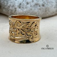 Silber Ring 925 gelbvergoldet  Grösse 55