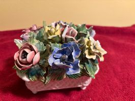 Blumenarrangement Keramik vintage V. Bassano Italien