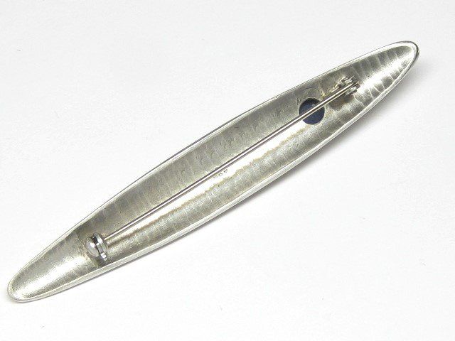 Spille & Fermagli: Vintage Stab Brosche Silber 925 Lapislazuli – Usato da Ermatingen venduto da Decovin 4