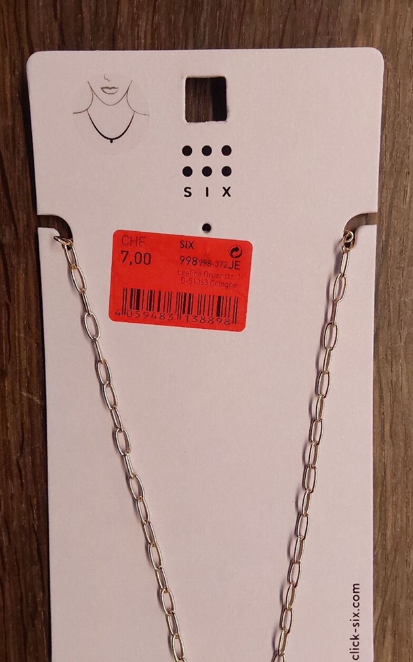 Ketten: Halskette six neu – Neu und originalverpackt aus Köniz von scopello12 1