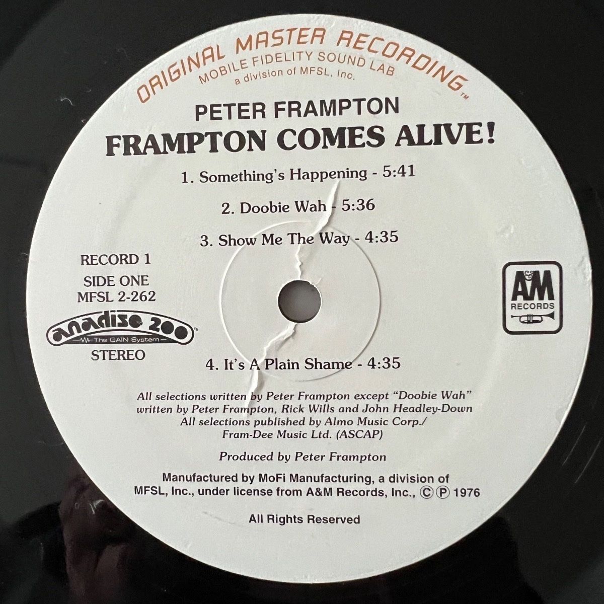 Dischi in vinile: Peter Frampton - Comes Alive / Audiophile MFSL-Press. TOP – Usato da Gais venduto da soundcave57 4