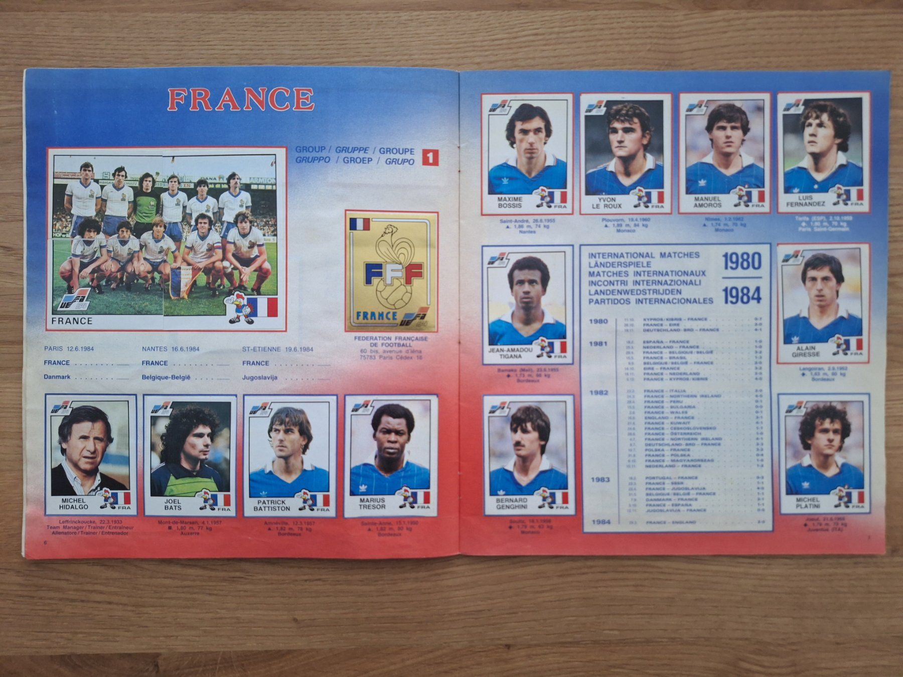 Panini Albums: PANINI EURO 1984 – D'occasion à St. Gallen par Matrix023 2