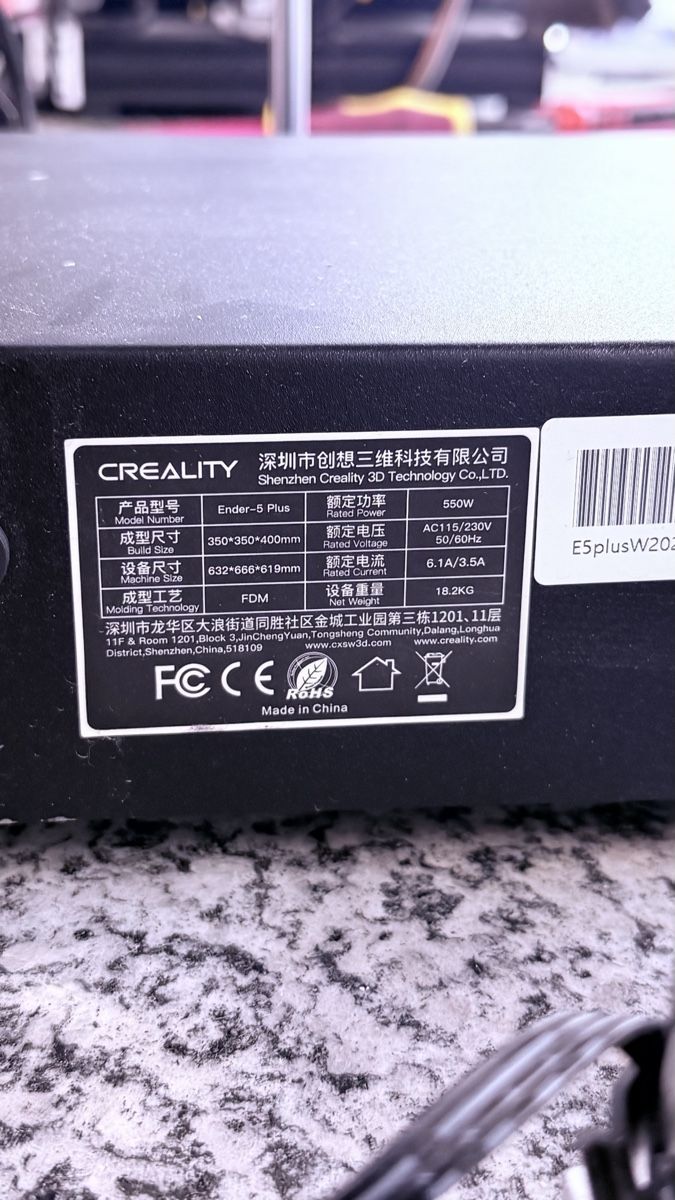 Creality Imprimante 3D: Ender 5 Plus – D'occasion à Altstätten SG par pau_2xsk 2