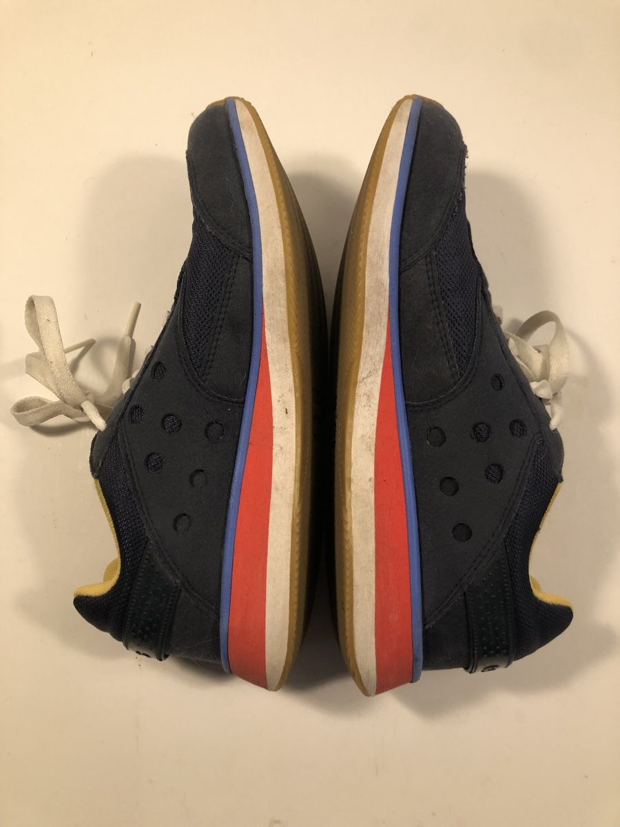 Crocs Scarpe da uomo: Crocs Sneaker Freizeitschuhe Gr. 39 blau/gelb/rot – Usato da Bern venduto da Etzy 3