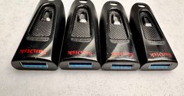 4x SanDisk USB 3.0 Sticks 32GB