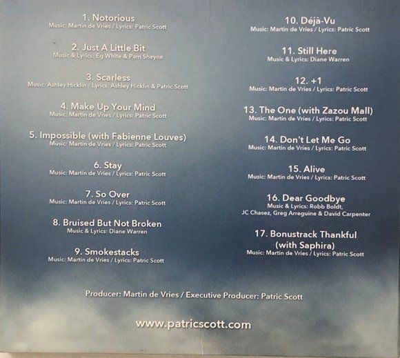 CDs: Patric Scott - Scarless – Gebraucht aus Grüningen von azulgris 1