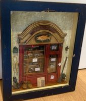 Vintage Vitrine Bild "Fish & Tackle Shop" - Hingucker!