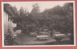 Bad Attisholz - Gartenrestaurant vom Kurhaus Fotokarte 1934
