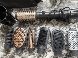 BaByliss Warmluftbürste mit vielen Aufsätzen gebraucht