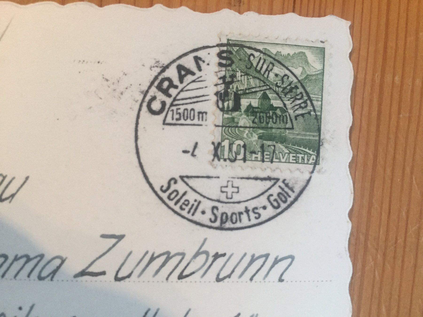 Cartoline postali: Montana - Vermala - AK 1951 – Usato da Oberuzwil venduto da Henri09 1