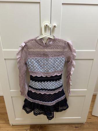 Kleid Self-Portrait mehrfarbig Grösse XS neu mit Etikett