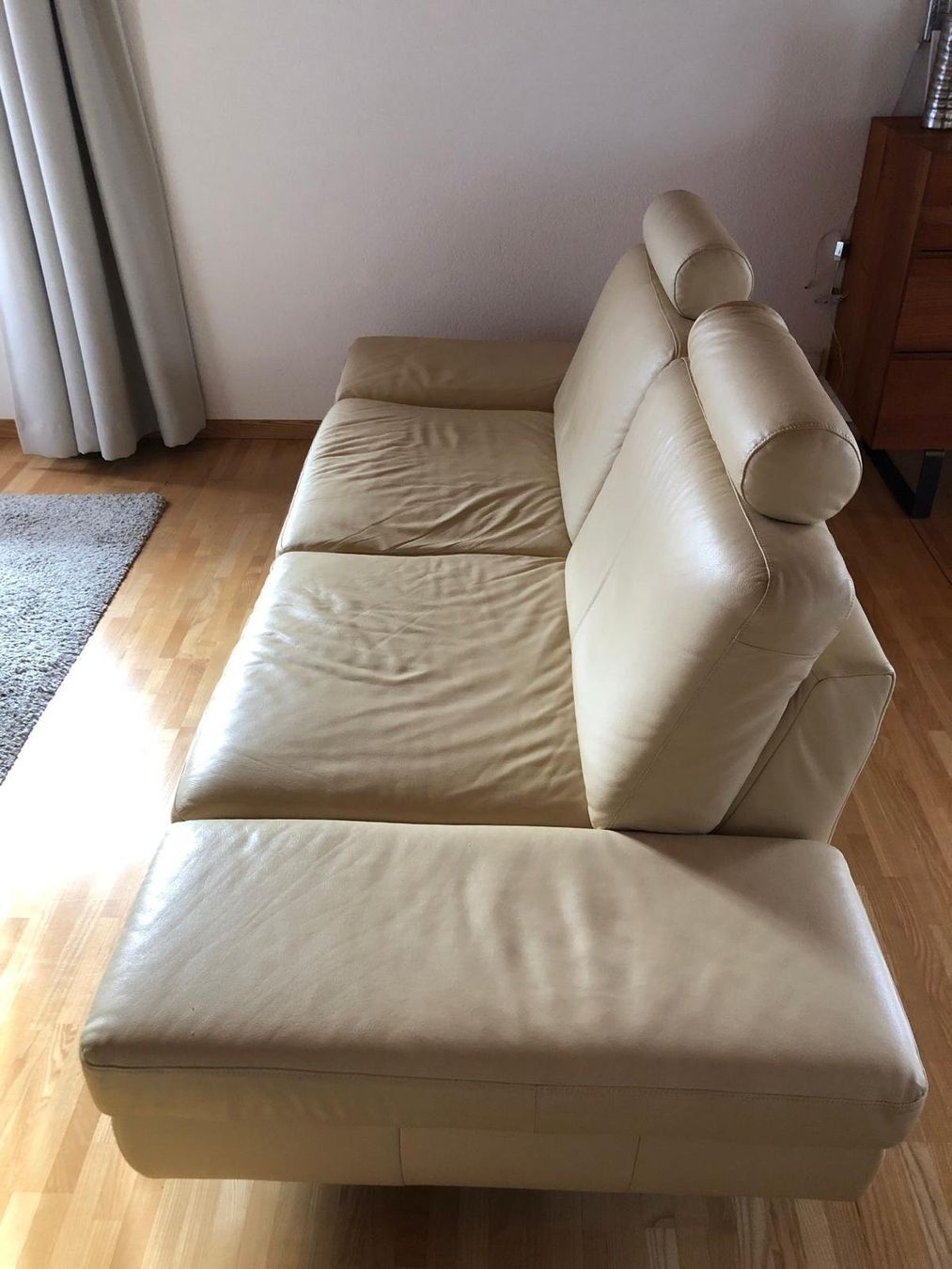 Divani: Ledersofas beige – Usato da Laupersdorf venduto da cacatoes56 2