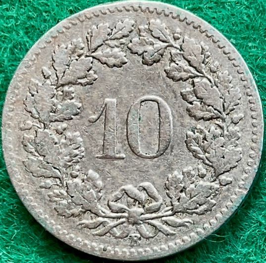 Tutti le monete: Pièce de 10 ct suisse 1900 – Usato da Plan-les-Ouates venduto da gab_cgf6 1