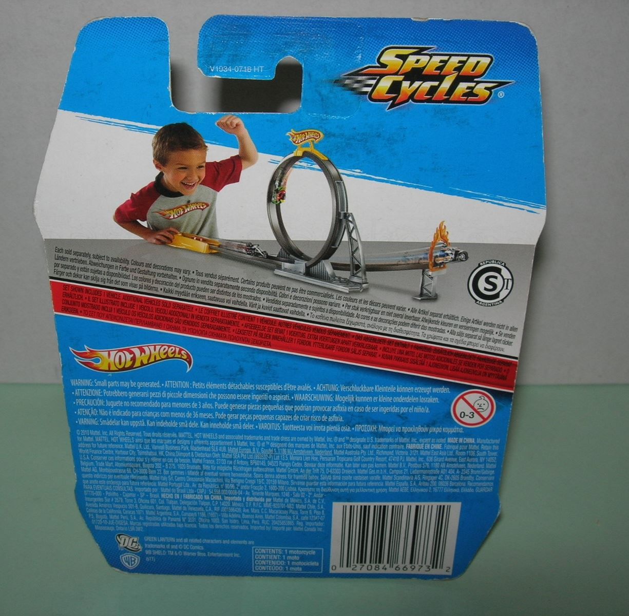 Hot Wheels Giocattoli: STRIKE CYCLE  - Speed Cycles gelb * Hot Wheels – Nuovo e nell'imballaggio originale da Hornussen venduto da Corvette- 4