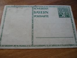 Bildpostkarte Bayern 1911, ungelaufen
