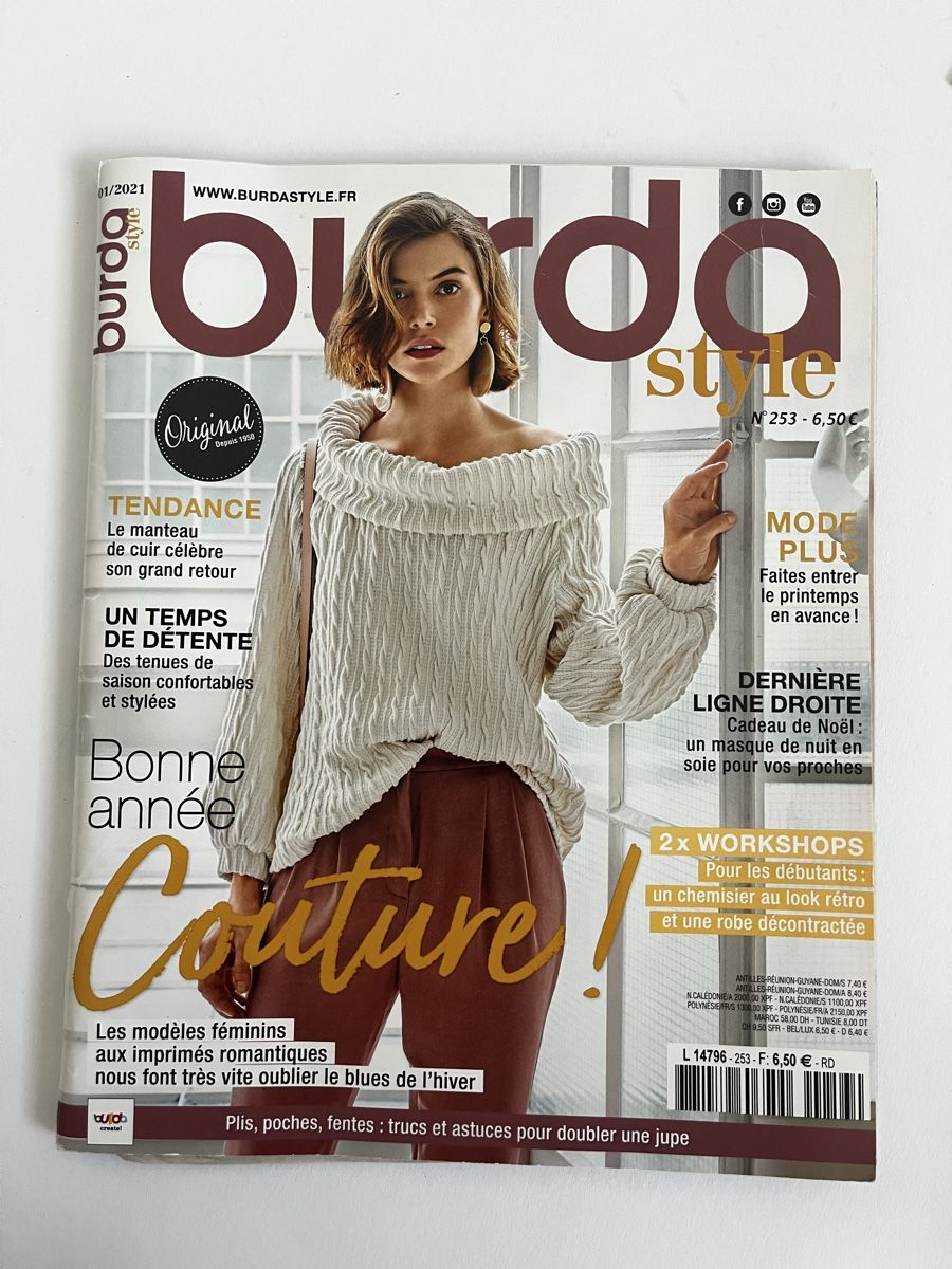 Zeitschriften & Magazine: Burda Style Janvier 2021 Magazine – Gebraucht aus Champlan von Cjayretro