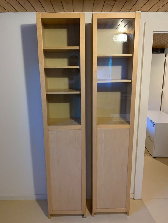 Ikea Billy Regal, 40cm x 28cm x 202cm, mit Tür, gebraucht Kaufen auf