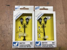 Viessmann 60731 Parklaterne zweiflammig HO neu