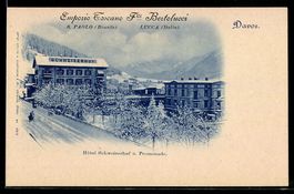 Davos, Hotel Schweizerhof und Promenade 
