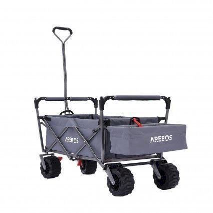 Giocattoli: Arebos Bollerwagen mit Dach Grau – Nuovo e nell'imballaggio originale da Bottighofen venduto da zaap 3