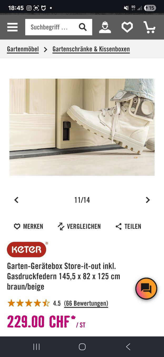 Keter Box contenitori: Keter Gartenbox – Usato da Menzingen venduto da vannessa.studer 7