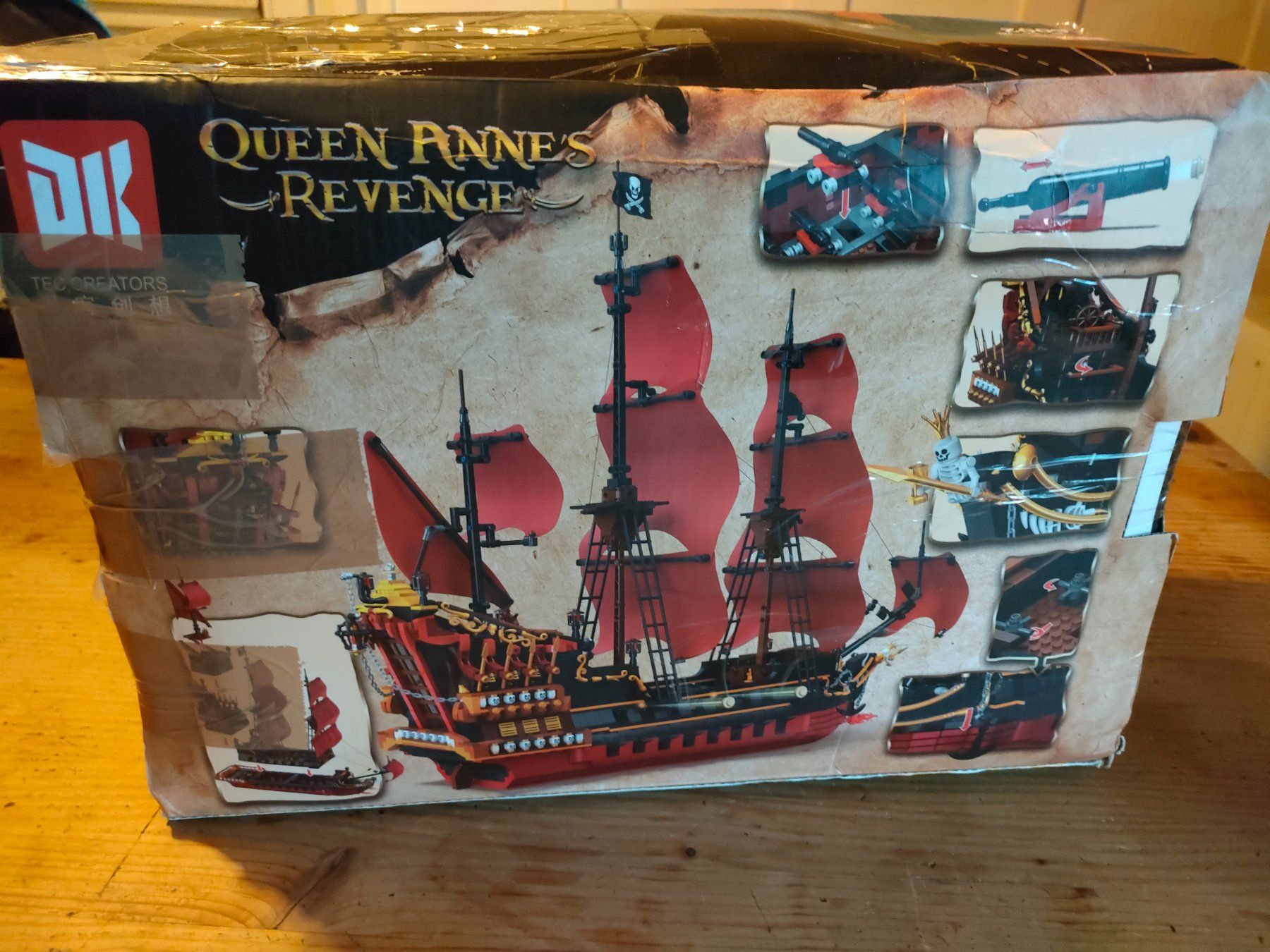 Giocattoli: Queen Annes  Revenge  "  Piratenschiff " – Nuovo e nell'imballaggio originale da Romanshorn venduto da Kattamaran 2