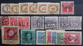 Österreich Lot mit alten Werten Kat. 127 Euro