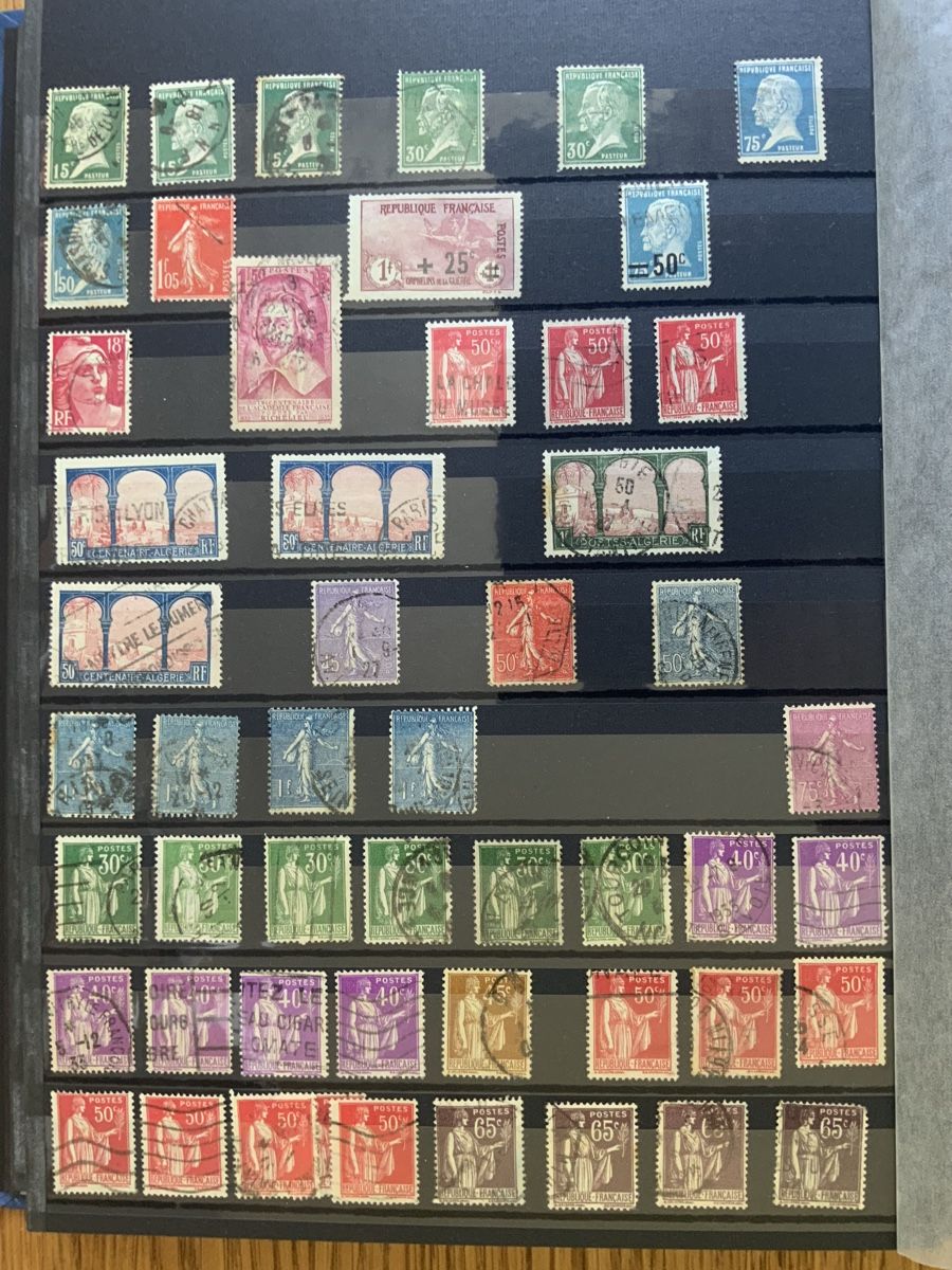Alle Briefmarken: Frankreich Briefmarken – Gebraucht aus Binningen von chr_cr5n 7