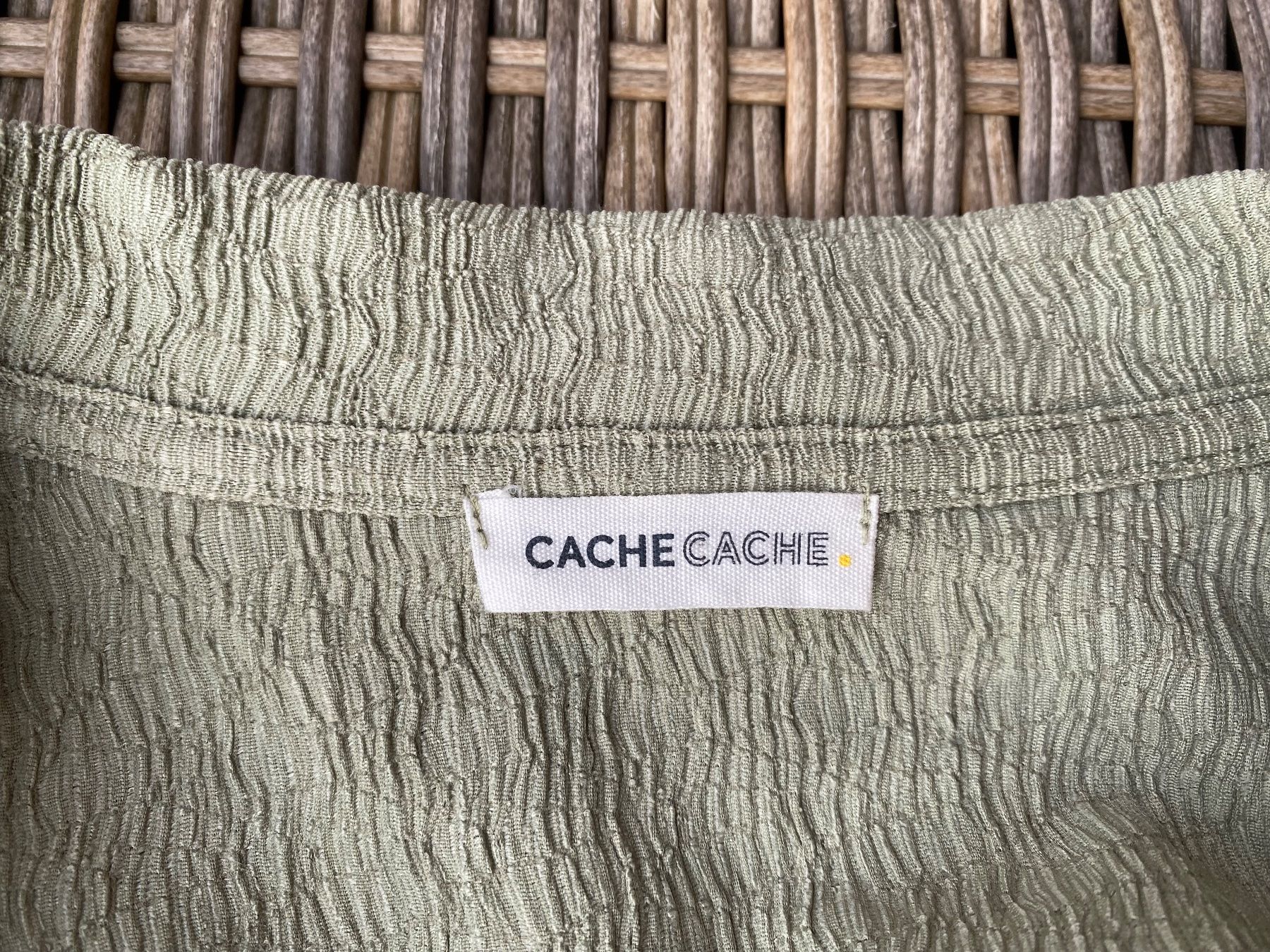 Camicette: Cache Cache Bluse, Grünton, Grösse 42, Top Zustand! – Usato da Roggwil BE venduto da Himmubett 2
