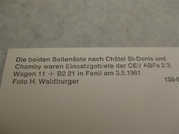Cartoline postali: AK Station Fenil mit CEV Zug – Nuovo (secondo la descrizione) da Malters venduto da Marosko 1