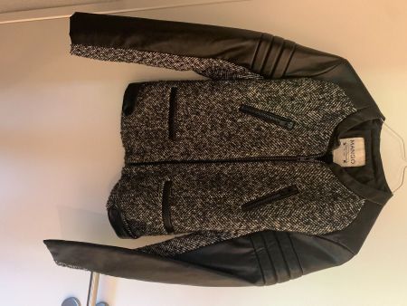 NEW Leather Tweed Jacket