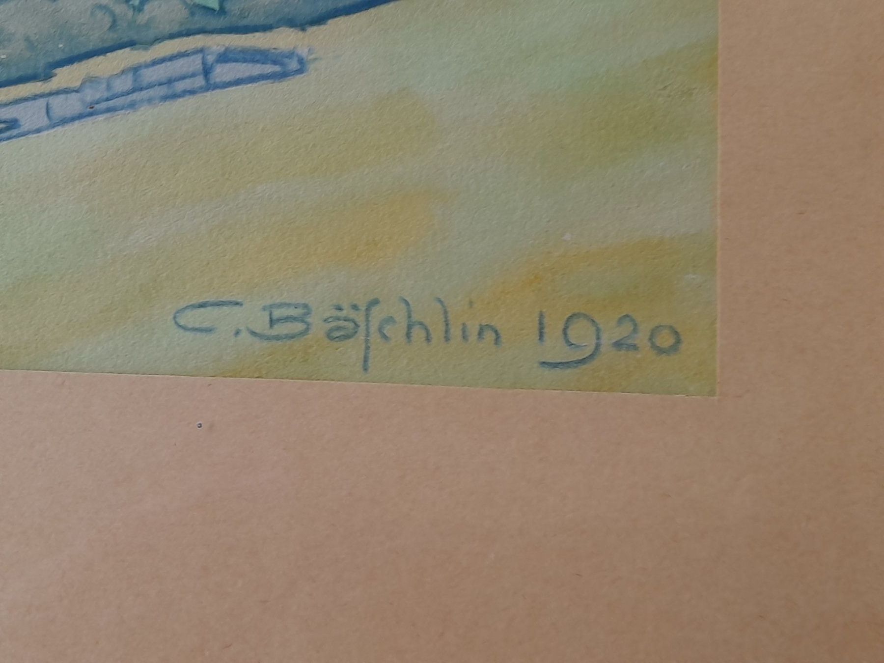 Dipinti: Aquarell Berglandschaft 1920 – Usato da Aeschi b.Spiez venduto da 52_wochen 2
