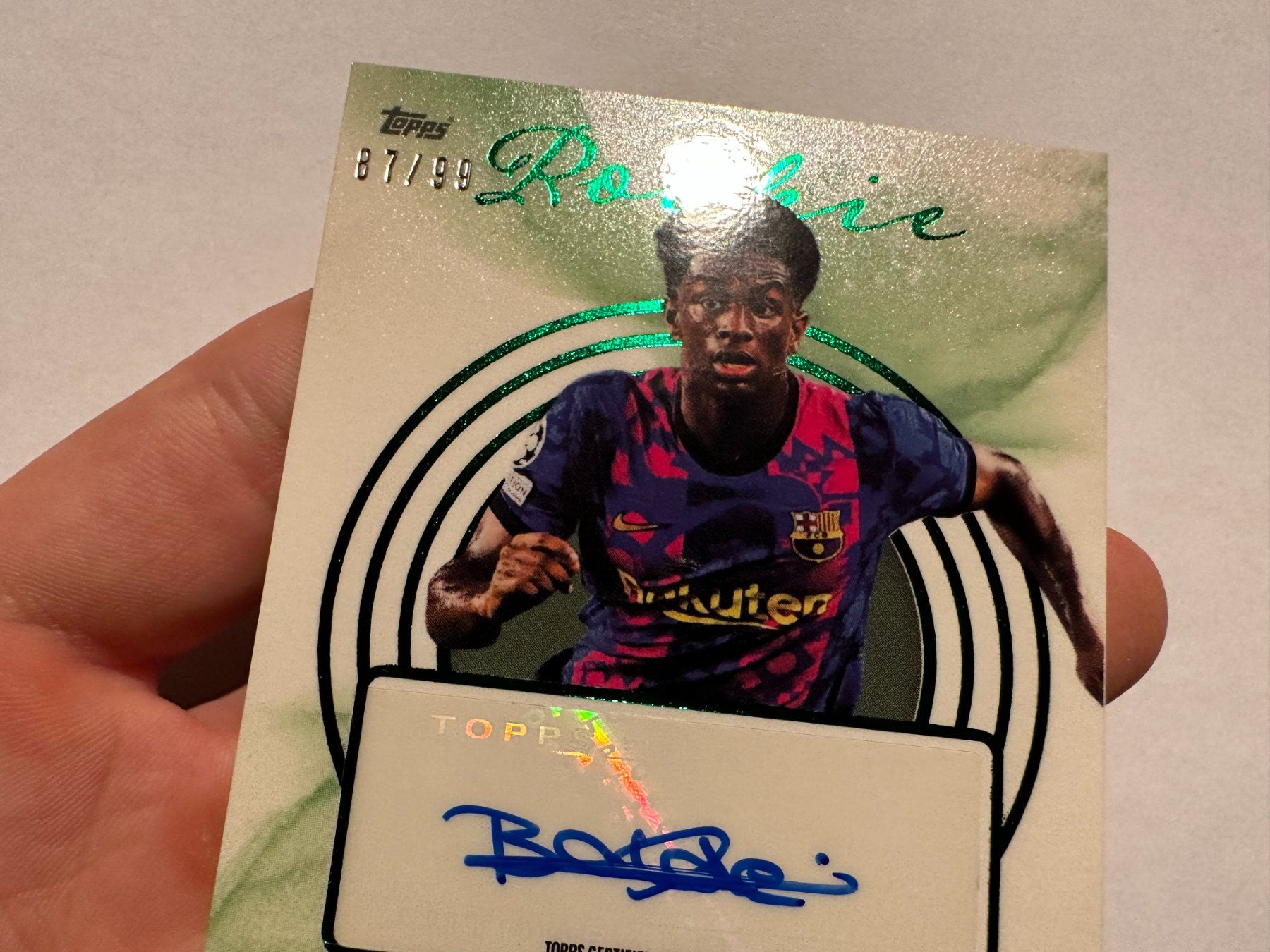 Panini Carte collezionabili: 2022 Topps Pearl Alejandro Balde Auto /99 – Usato da Hagendorn venduto da Pokecollectorch 3