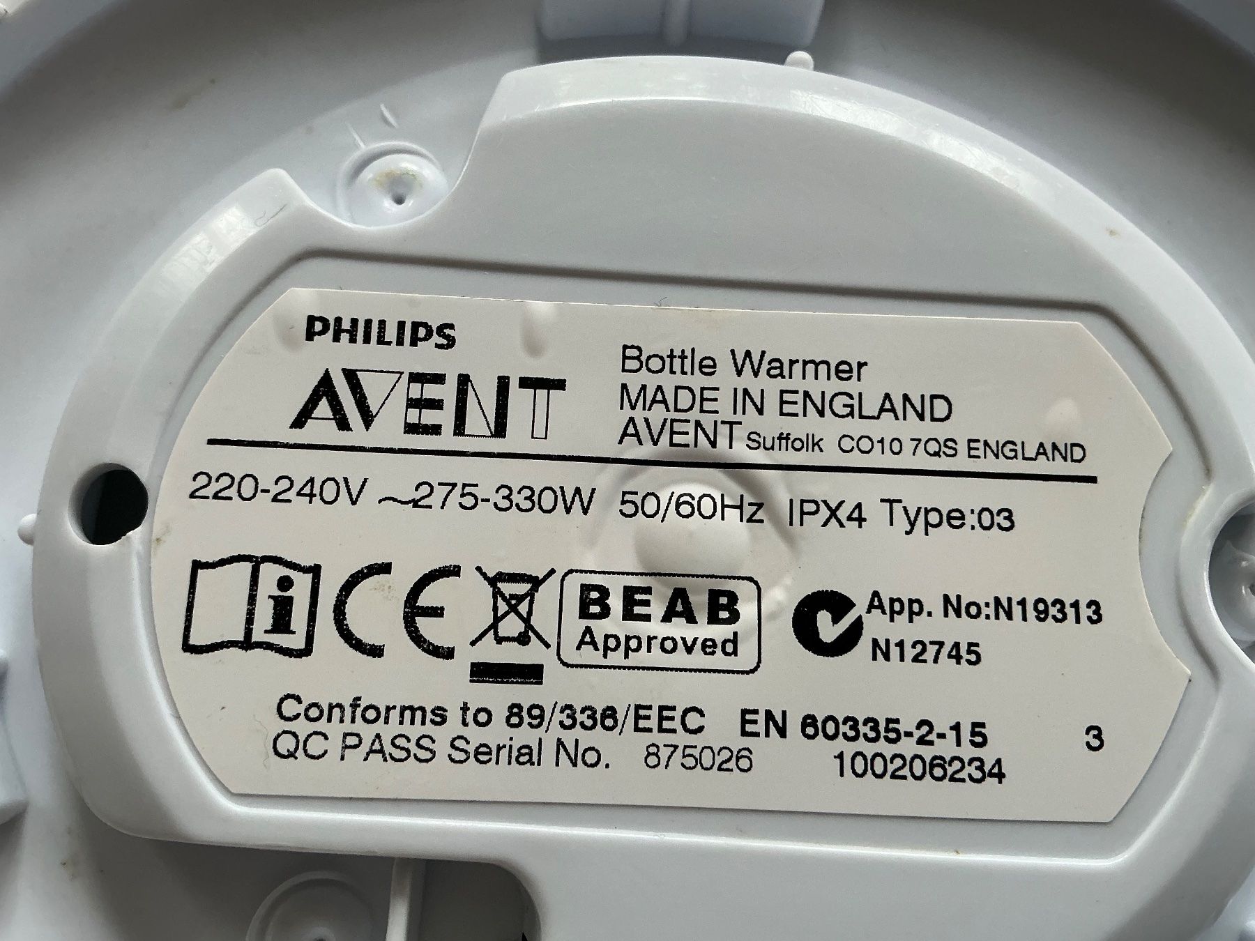 Avent Pasti del neonato: Philips Avent Flaschenwärmer, – Usato da Jona venduto da Jancy60 2