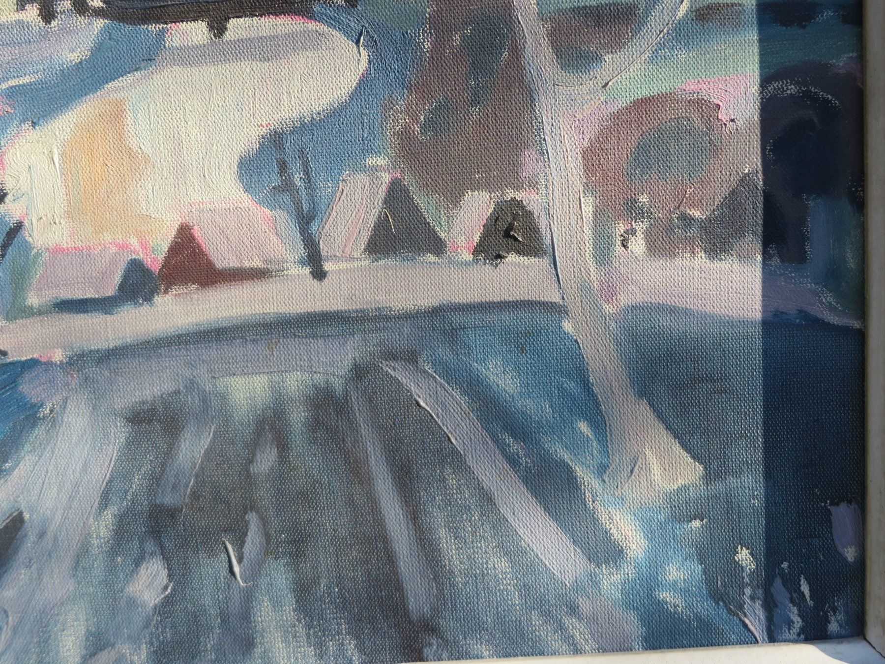 Dipinti: Hermann Hofmann 1920/1997 grosses Oel Bild – Usato da Bad Ragaz venduto da FutureZ 3