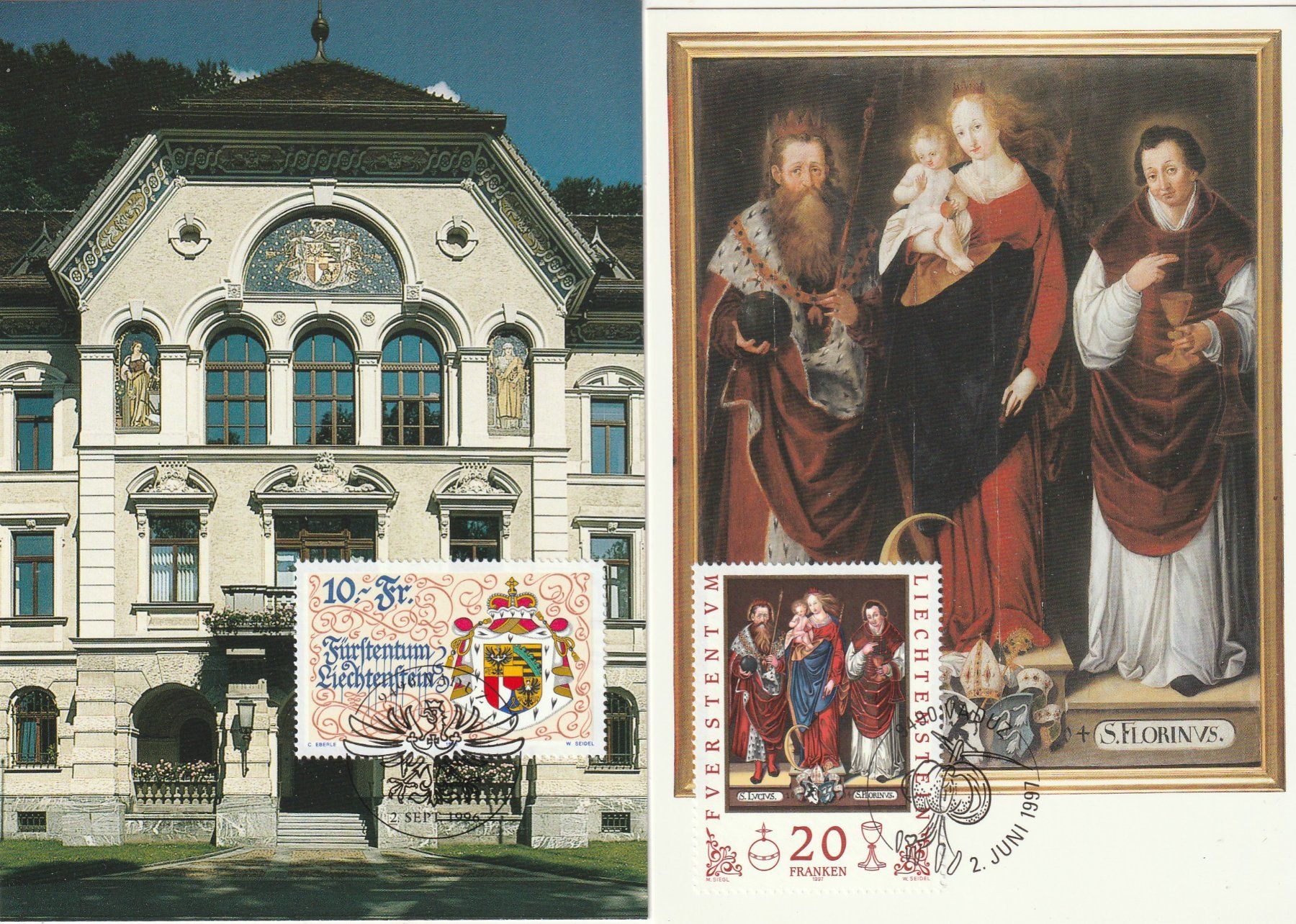 Alle Briefmarken: FL 3 Maximumkarten ZU. Nr. 672 , 1078  und 1093 – Gebraucht aus Rorschacherberg von fratovi2 1