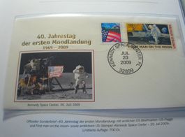 USA Sonderbrief 40 Jahre Mondlandung, 2009