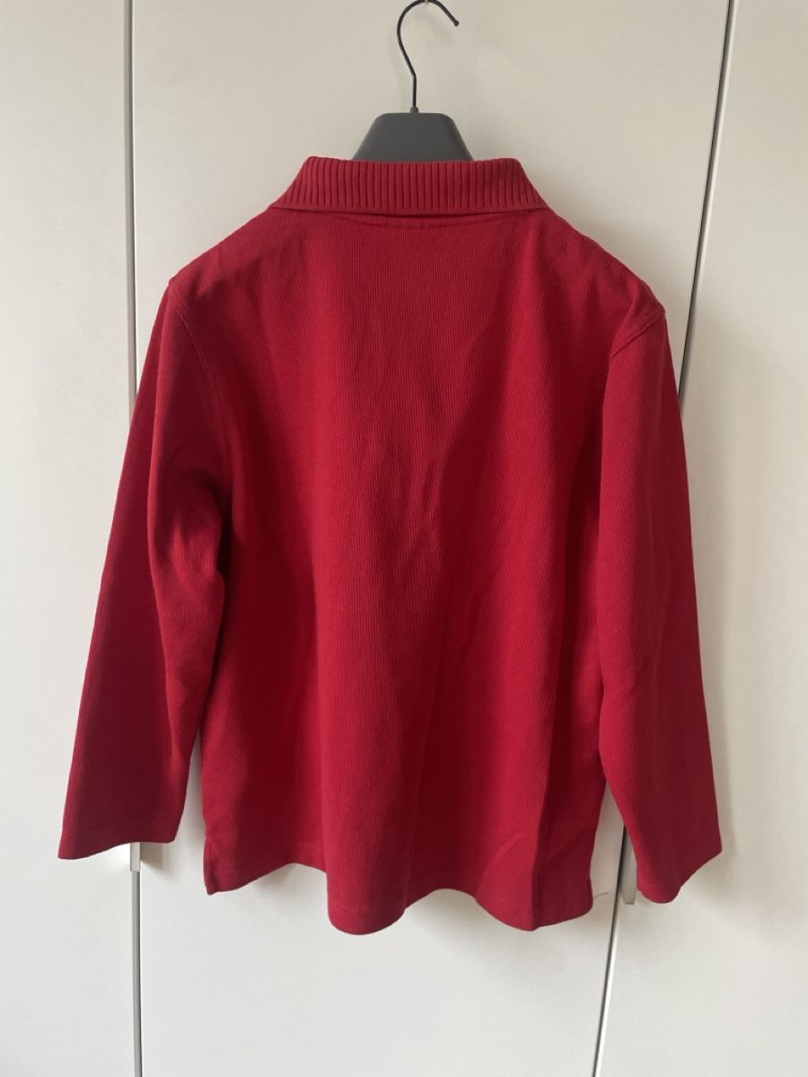 Maglioni & Felpe: Roter Strickpullover mit Reissverschluss, Gr. M – Usato da Basel venduto da lea_d56l 4