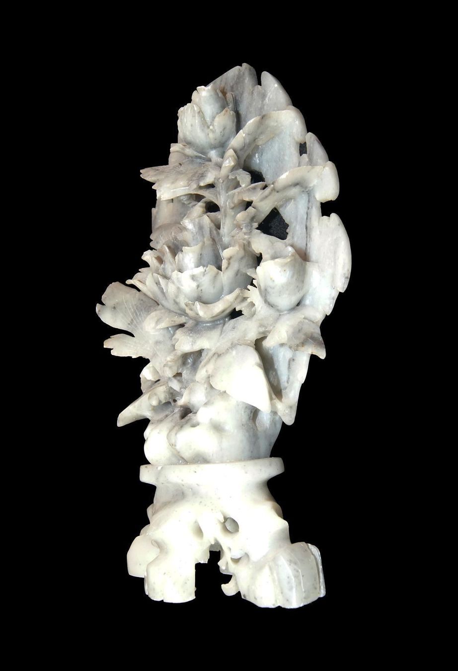 Sculture & Statue: Schöne Specksteinfigur mit Rosenbouquet – Nuovo e nell'imballaggio originale da Geroldswil venduto da ARTEFACTO 3