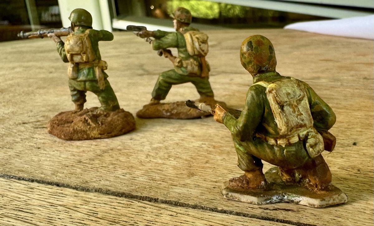 Figuren: 4 bemalte Soldaten - Marines? – Gebraucht aus Wettswil von osoma99 6